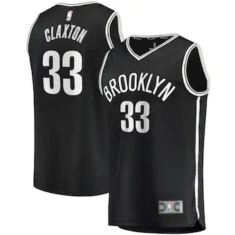 youth fanatics branded nicolas claxton black brooklyn nets-424